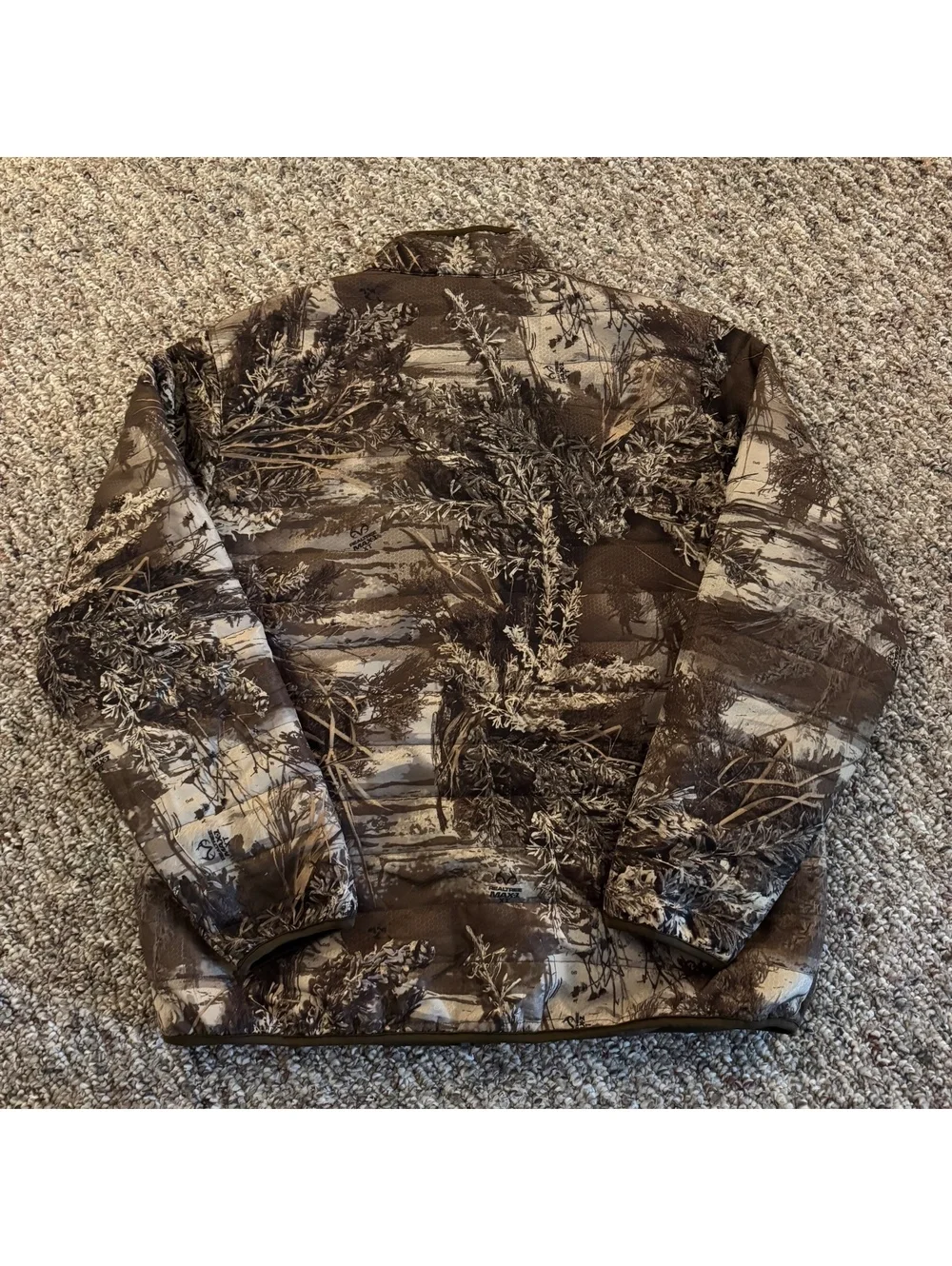 Realtree Edge Camo Insulated Full-Zip Hunting Jacket Size Large